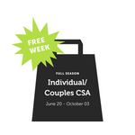 Individual/Couples Full Season (June 20 - October 3) CSA Bundle