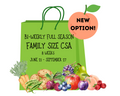 Bi Weekly Full Season (June 21 - September 27) Family CSA Bundle