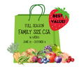 Full Season (June 21 - October 4) Family CSA Bundle