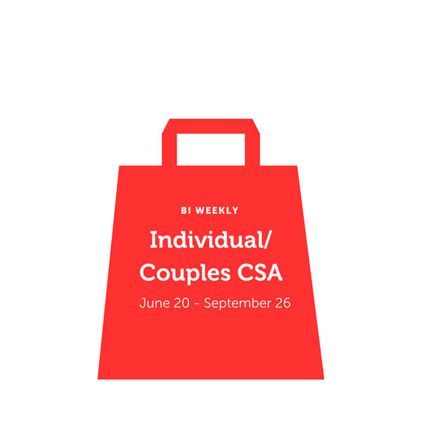 Individual/Couples BI WEEKLY Full Season (June 20 - September 26) CSA Bundle