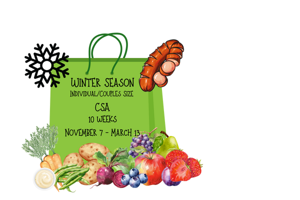 Winter INDIVIDUAL/COUPLES CSA Bi-Weekly Grocery Bundle (Nov 21-March 13)