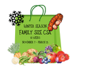 Winter FAMILY CSA Bi-Weekly Grocery Bundle (Nov 21-March 13)