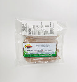 Sunworks Organic Chicken Garlic and Rosemary Sausage (2 Pack)